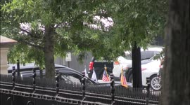 Madam Vice President of the United States Kamala Harris arrives to work at the Eisenhower Executive Office Building in Washington, D.C. on July 19, 2021 following visit to Walter Reed National Medical Center, Sunday.