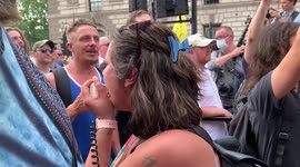 7. Woman shouts