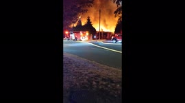 Massive Fire Monday Morning at St George Coptic Orthodox Church