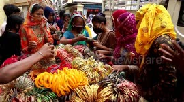 Women Shopping at Market on Eid-al-Adha Festival in Rajasthan, India