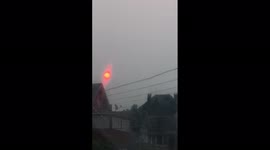 US: Smoke From West Coast Wildfires Causes Hazy Sky In Connecticut