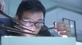 Product Designer David Jia, an award-winning industrial designer, works on various products