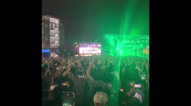 Milwaukee Bucks fans gather outside arena to celebrate first NBA title win in 50 years