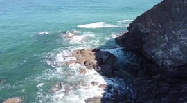 The Beautiful Cornish Coastline from above