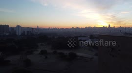 Grass From The USP Campus University Is Covered With Frost Due To Cold In São Paulo, Brazil