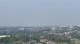 Virginia skyline ravaged by smoke from west coast wildfires
