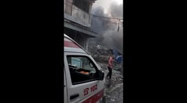 BREAKING: Explosion in the center of Gaza kills 1, injures several others. Apparently an accident in a gas depot.