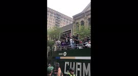 Milwaukee Bucks fans celebrate its first NBA Championship in 50 years