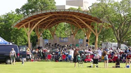 Grand Reopening of the Riverside Park Bandshell in La Crosse Wisconsin