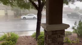 US: Monsoon Brings Heavy Rain With Hail To Las Vegas 4