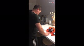 Father-to-be Jumps for Joy on being Surprised with Twin Announcement