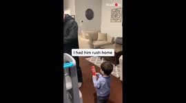 Husband's Moving Reaction to Wife's Positive Pregnancy Test
