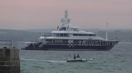 Superyacht worth £32m carrying Tom Cruise spotted off coast in St Ives, Cornwall