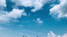 Japan: Blue Impulse Flies Over Tokyo Ahead Of Tokyo Olympics Opening Ceremony