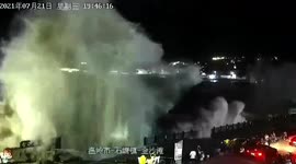 Powerful winds whip up huge waves as Typhoon In-fa approaches eastern China