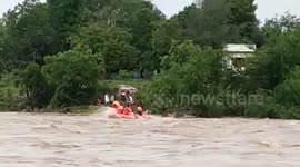 7 rescued from flood-affected spiritual shelter in southern India