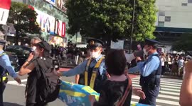 Japan: Protests Demanding Tokyo Olympics To Cancel Before Opening Ceremony In Tokyo 3