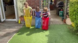 UK mum organises at-home sports day for her kids after they missed out due to self isolation