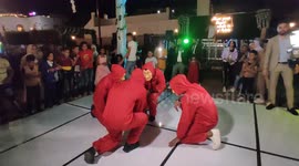 La Casa De Papel Show In Wedding Ceremony In Egypt