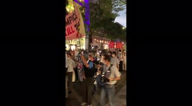 Protesters gathered in Tokyo to demand the cancellation of the Olympics