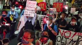 Japan: Protests Demanding Tokyo Olympics To Cancel Before Opening Ceremony In Tokyo 5