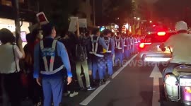 Japan: Protests Against Tokyo Olympics Continue During Opening Ceremony Near Stadium 3