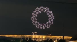 Tokyo Olympics: Spectacular Drone Art Of Opening Ceremony Illuminates Over National Stadium 3