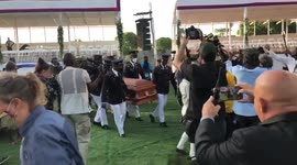 Haiti President Jovenel Moïse’s body arrives for funeral
