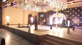 Amazing Fire Show In Engagement Party In Egypt