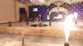 Marvelous Fire Intro for Engagement Party In Egypt