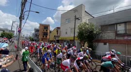 Tokyo Olympics 2020: A Glimpse Of The Peloton. Mens Cycling Road.