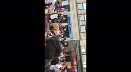 Peter Tatchell Stops the reclaim pride march to hip hip hooray himself