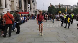 Katie Hopkins poses for selfies with fans for 'freedom rally' after being kicked-out of Australia for mocking quarantine rules