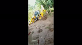 Watch –More Video— Mother Elephant and Baby Calf was rescued by forest department from well in a hour long rescue mission