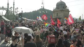 Thousands march for LGBTQ rights in Budapest’s biggest Pride