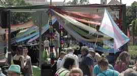 Pride march in Budapest, Hungary