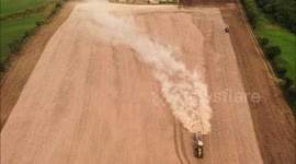 Farmers in Northern Ireland shocked at unprecedented dry landscape caused by heatwave