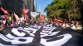 Brazilians in Sao Paulo protest against Bolsonaro