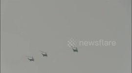 President of the United States Joe Biden departs Delaware Air National Guard Base in Wilmington, DE on July 25, 2021