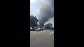 Firefighters put out fire