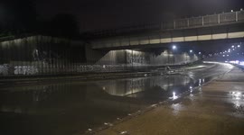 A406 Motorway Flooded