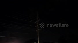 Consistent Lightning Strikes Northeast of Frederick, Maryland - July 25, 2021