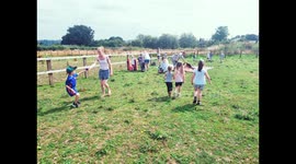 Parent's hold year 1 sports day at home after 2 years without one.
