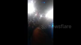 People took to the streets in Tunis, Tunisia to celebrate the PM's dismissal