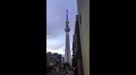 Tokyo Olympics 2020: Sky Tree Pre-Olympics Rings Display Teaser