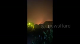 Italy: Massive Brush Fire In Sardinia Island