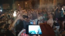 Residents of Borj Cédria, Tunisia celebrate president's Kais Saied suspension of parliament