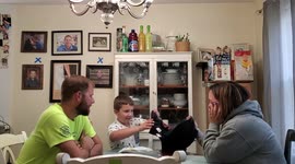 US boy has heartwarming reaction to discovery he will finally be a big brother