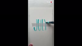 ''Hello July' - Lettering Artist's Flawless Work Will Leave You Awestruck *6.5 Million+ Views* '