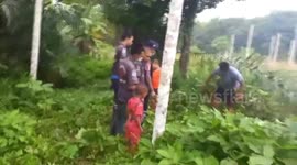 Stray dog rescued after getting trapped in a 20ft deep abandoned well for days in southern Thailand